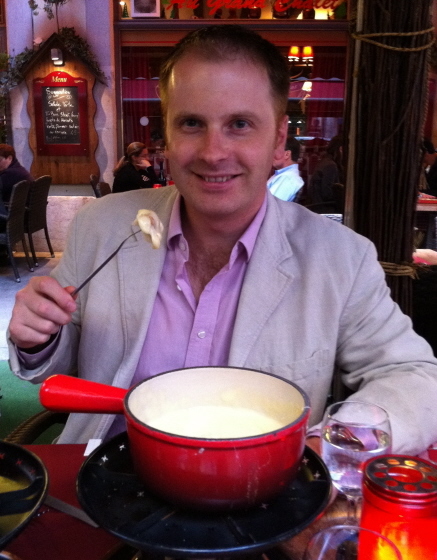 David with fondue